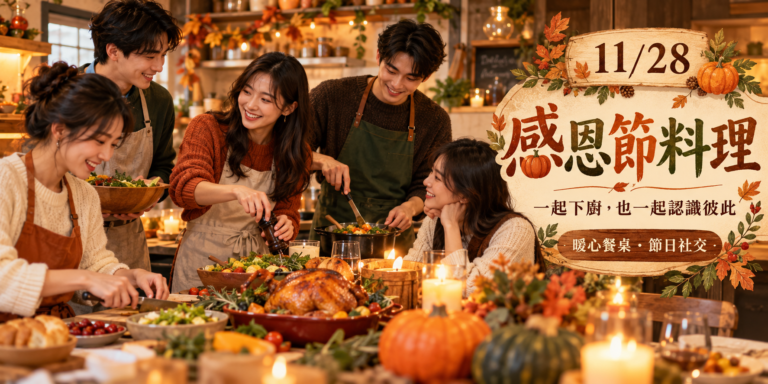 感恩節料理｜一起下廚，也一起認識彼此